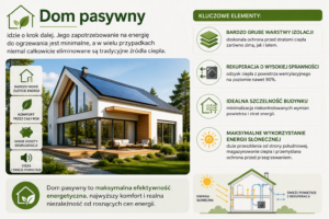 Dom pasywny – grube warstwy izolacji i rekuperacja o wysokiej sprawności